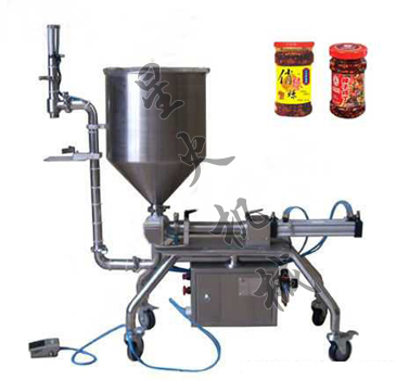 kLG半自动颗粒酱类包装机,颗粒酱状灌装机，辣椒酱灌装机，牛肉酱灌装机